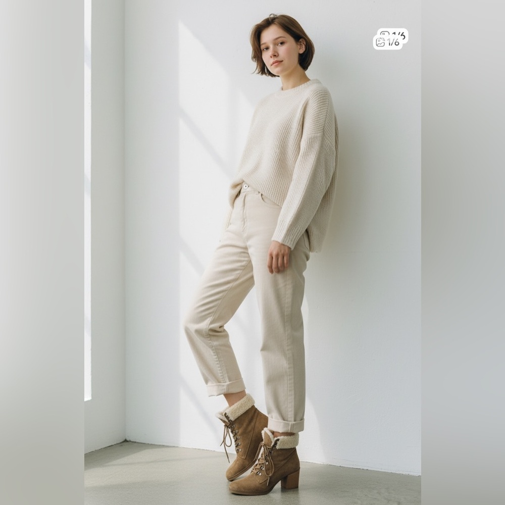 Kaari Blue Tan Suede Heeled Boots